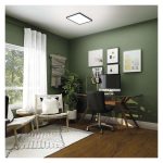 EMOS ZM1406, LED felületi lámpatest FLORI négyzet, fekete, 18W, semleges fehér