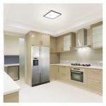 EMOS ZM1406, LED felületi lámpatest FLORI négyzet, fekete, 18W, semleges fehér