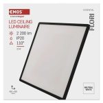 EMOS ZM1407, LED felületi lámpatest FLORI négyzet, fehér, 22W, semleges fehér