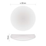 EMOS ZM3416, LED mennyezeti lámpatest TIVI, B CLASS, kerek, fehér 8,6W, IP44, Meleg fehér