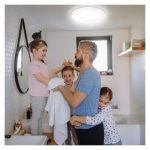 EMOS ZM3418, LED mennyezeti lámpatest TIVI, B CLASS, kerek, fehér 12,5W, IP44, Meleg fehér