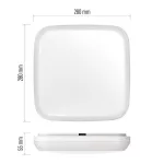 EMOS ZM4314, Dori LED mennyezeti lámpa 24,5W 2450lm IP54 term. fehér