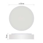 EMOS ZM4400, LED felületi lámpatest RORI kerek, fehér, 17W, CCT
