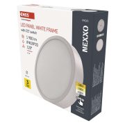   EMOS ZM5143, LED felületi lámpatest NEXXO, kerek, fehér, 21W, CCT