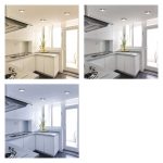 EMOS ZM5233, LED felületi lámpatest NEXXO, kerek, ezüst, 12,5W, CCT