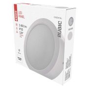   EMOS ZM5452, LED felületi lámpatest RUBIC, kerek, fehér, 24W, természetes fehér