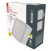   EMOS ZM6123, LED felületi lámpatest NEXXO, négyzet, fehér, 7,6W, CCT