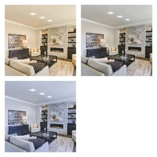 EMOS ZM6133, LED felületi lámpatest NEXXO, négyzet, fehér, 12,5W, CCT