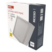   EMOS ZM6135, LED felületi lámpatest NEXXO, négyzet, fehér, 12,5W,Természetes fehér