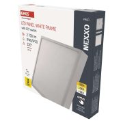   EMOS ZM6153, LED felületi lámpatest NEXXO, négyzet, fehér, 28,5W, CCT