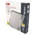 EMOS ZM6253, LED felületi lámpatest NEXXO, négyzet, ezüst, 28,5W, CCT