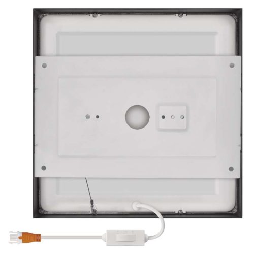 EMOS ZM6343, LED felületi lámpatest NEXXO, négyzet, fekete, 21W, CCT