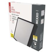   EMOS ZM6353, LED felületi lámpatest NEXXO, négyzet, fekete, 28,5W, CCT