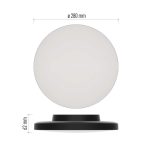 EMOS ZM7153, LED-es felületi lámpatest DIONI kerek, fekete, 15W, változtatható CCT-vel