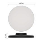 EMOS ZM7154, LED-es felületi lámpatest DIONI kerek, fekete, 18W, változtatható CCT-vel