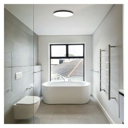 EMOS ZM7154, LED-es felületi lámpatest DIONI kerek, fekete, 18W, változtatható CCT-vel