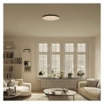 EMOS ZM7155, LED-es felületi lámpatest DIONI kerek, fekete, 32W, változtatható CCT-vel