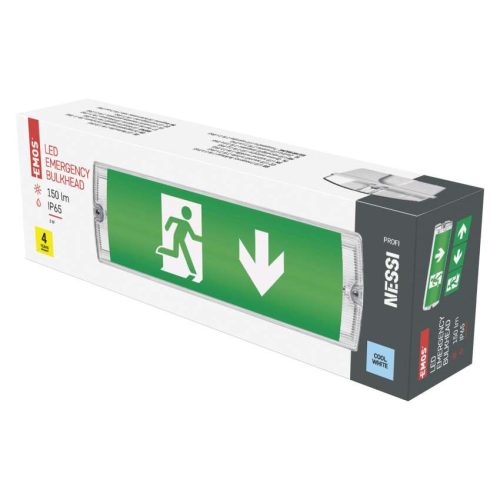 EMOS ZN1110, LED vészvilágító lámpatest NESSI 3W 3 óra IP65
