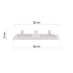 EMOS ZN1211, Süllyesztett szerelőkeret vészvilágító lámpatesthez CESSI