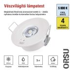 EMOS ZN1330, EMOS LED vészvilágító lámpatest ORSU 1W 130 lm 3 óra