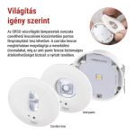 EMOS ZN1330, EMOS LED vészvilágító lámpatest ORSU 1W 130 lm 3 óra