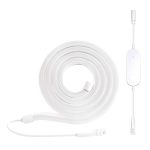 EMOS ZPW313I, GoSmart Rugalmas LED szalag NEON fehér, 3 m, 23 W, RGBIC dimmelhető, WiFi