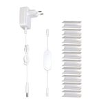 EMOS ZPW313I, GoSmart Rugalmas LED szalag NEON fehér, 3 m, 23 W, RGBIC dimmelhető, WiFi