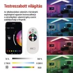 EMOS ZPW518R, GoSmart LED szalag WiFi 5m, 22W, 1400lm, RGB/CCT