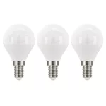 EMOS ZQ1220.3, LED izzó Classic Mini Globe / E14 / 5 W (40 W) / 470 lm / meleg fehér 3db