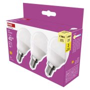   EMOS ZQ1E21-3, LED izzó Classic Mini Globe / E14 / 4,2 W (40 W) / 470 lm / Meleg fehér