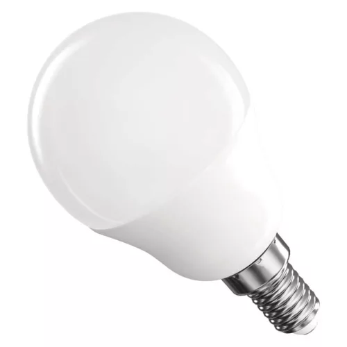 EMOS ZQ1E41, LED izzó Classic Mini Globe / E14 / 6,5 W (60 W) / 806 lm / Meleg fehér