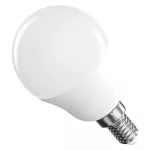 EMOS ZQ1E44, LED izzó Classic Mini Globe / E14 / 6,5 W (60 W) / 806 lm / Hideg fehér