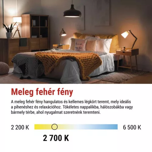 EMOS ZQ3E01, LED izzó Classic gyertya / E14 / 2,2 W (25 W) / 250 lm / Meleg fehér