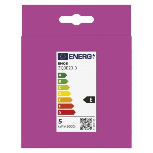 EMOS ZQ3E23-3, LED izzó Classic gyertya / E14 / 4,2 W (40 W) / 470 lm / Természetes fehér