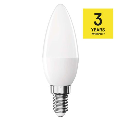 EMOS ZQ3E23, LED izzó Classic gyertya / E14 / 4,2 W (40 W) / 470 lm / Természetes fehér