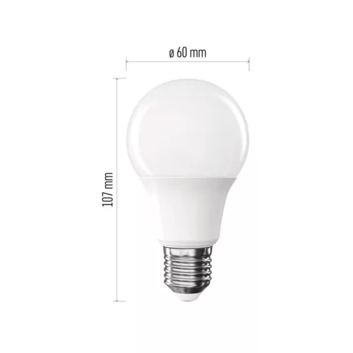 EMOS ZQ5E41, LED izzó Classic A60 / E27 / 7 W (60 W) / 806 lm / meleg fehér