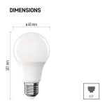 EMOS ZQ5E43, LED izzó Classic A60 / E27 / 7 W (60 W) / 806 lm / Természetes fehér