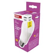  EMOS ZQ5E63, LED izzó Classic A60 / E27 / 13 W (100 W) / 1521 lm / Természetes fehér
