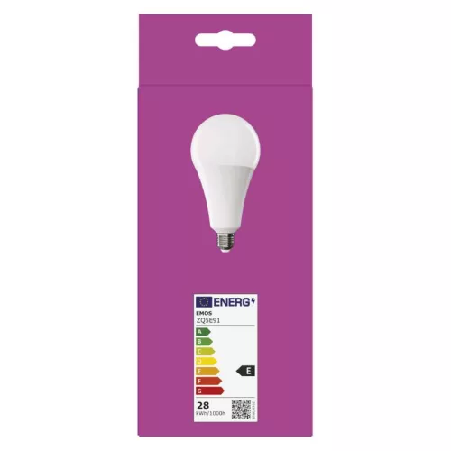 EMOS ZQ5E91, LED izzó Classic A95 / E27 / 28 W (200 W) / 3452 lm / Meleg fehér
