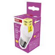   EMOS ZQ6D11, LED izzó Classic Mini Globe / E27 / 2,5 W (32 W) / 350 lm / Meleg fehér