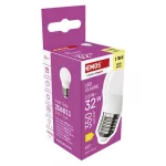 EMOS ZQ6D11, LED izzó Classic Mini Globe / E27 / 2,5 W (32 W) / 350 lm / Meleg fehér