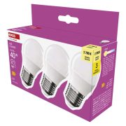   EMOS ZQ6E21-3, LED izzó Classic Mini Globe / E27 / 4,2 W (40 W) / 470 lm / Meleg fehér