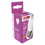 EMOS ZQ6E24, LED izzó Classic Mini Globe / E27 / 4,2 W (40 W) / 470 lm / Hideg fehér