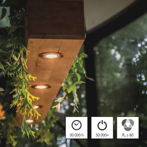 EMOS ZQ8E42-3, LED izzó Classic MR16 / GU10 / 7 W  (60 W) / 806 lm / Meleg fehér