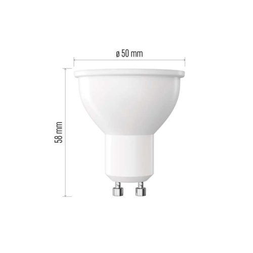 EMOS ZQ8E42S, LED izzó Classic MR16 / GU10 / 7 W (60 W) / 800 lm / meleg fehér / dimmelhető