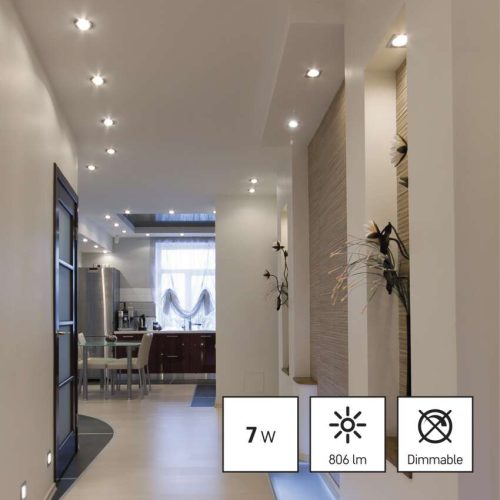 EMOS ZQ8E43, LED izzó Classic MR16 / GU10 / 7 W (60 W) / 800 lm / természetes fehér