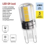 EMOS ZQ9D14, LED izzó Classic JC / G9 / 2,5 W (32 W) / 350 lm / Hideg fehér
