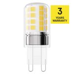 EMOS ZQ9E22-2, LED izzó Classic JC / G9 / 4,2 W (40 W) / 470 lm / meleg fehér / 2 pcs