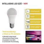 EMOS ZQW515R, LED izzó GoSmart A60 / E27 / 11 W (75 W) / 1 050 lm / RGB / dimmelhető / Wi-Fi
