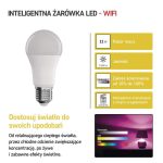 EMOS ZQW515R, LED izzó GoSmart A60 / E27 / 11 W (75 W) / 1 050 lm / RGB / dimmelhető / Wi-Fi